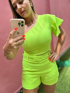 Conjunto neon lima
