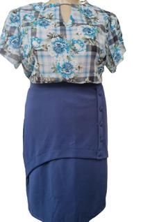 Conjunto Social Midi  Plus Size Saia e Blusa Kauly  Moda Evangelica Lindo