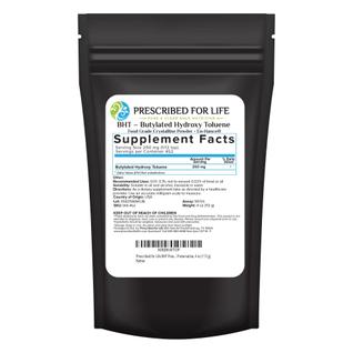Conservante de alimentos prescrito para toda a vida BHT em pó 113g