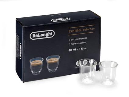 Copos de café expresso De'Longhi America Essential Collection x6