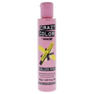 Cor de cabelo Crazy Color Salon Pro Semi Permanente Amarelo Canário