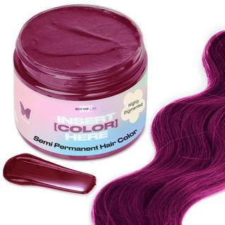 Cor de cabelo INH Fuchsia Crystal Semi Permanente 180mL