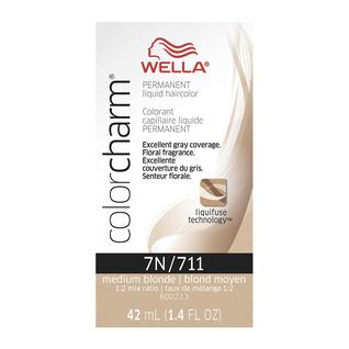 Cor de cabelo: WELLA Color Charm 7N, loiro médio, cinza, cobertura