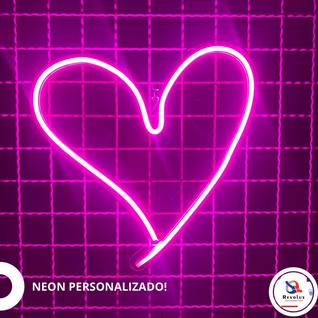 Coração em Neon Led Personalizado