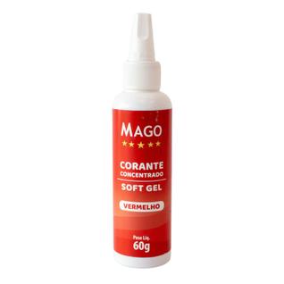 Corante Soft Gel 60g Vermelho - Mago