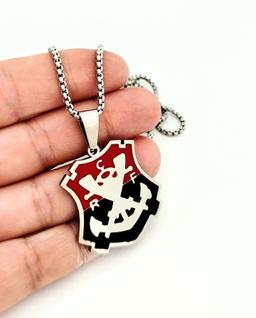Corrente com Pingente Escudo Clube de Regatas com Estilo e Paixão