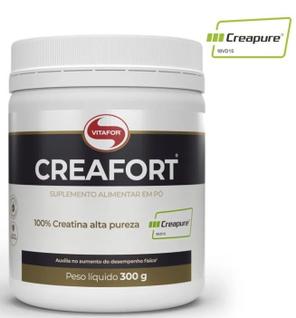 Creafort Pote 300g Vitafor  Creatina Monohidratada Para Força e Performance