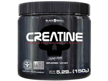 Creatina Mono-hidratada Black Skull em Pó 150g sem Sabor