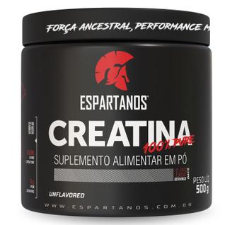 Creatina Monohidratada 100% Pura 500g - Espartanos - Aprovada Laudo ABENUTRI