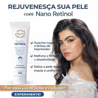 Creme De Nano Retinol Para Rugas Linhas De Expressão 30g