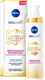 Creme Facial Clareador Nivea Cellular Luminous 630 FPS50 Fluido 40ml