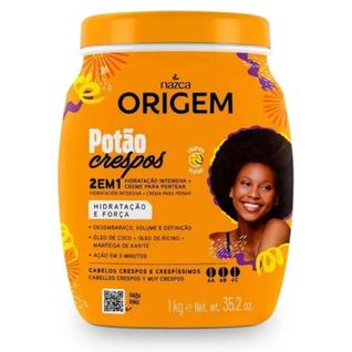 Creme Hidratante 2 em 1 Nazca Para Cabelos Crespos 1KG