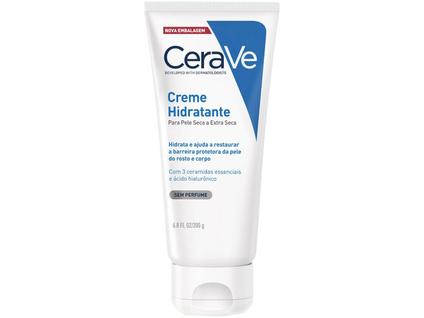 Creme Hidratante Corporal CeraVe Pele Seca e Extra Seca com Ácido Hialurônico
