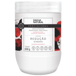 Creme Massagem Dagua Natural Pimenta Negra 650g Redução de Medidas e Celulite