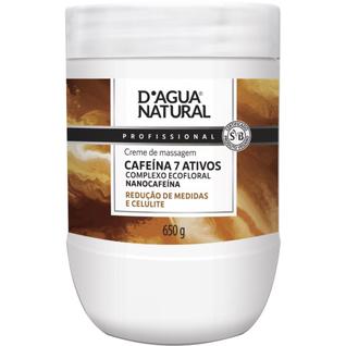 Creme massagem redutora 650g cafeina  7 ativos dagua natural