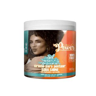 Creme p pentear sol mar e piscina soulshine soul power 800g