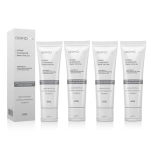 Creme Para Clarear Virilha Axilas Para Grandes Áreas Kit 4x