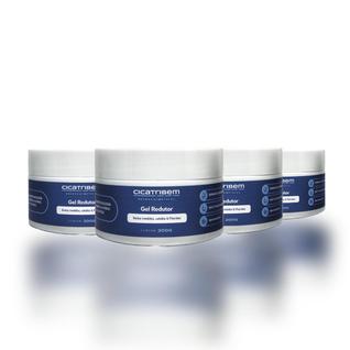 Creme Redutor de Gordura Celulite e Flacidez 200g - Queima Gordura - Cicatribem - 4 Unidad