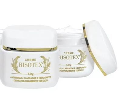 Creme Risotex Antissinais , Clareador e Hidratante Original 40g Kit C/2 Unidades