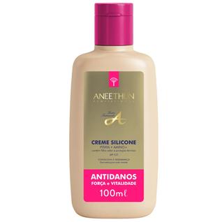 Creme Silicone Antidanos Aneethun 100ml Tratamento Profundo Restaura os Fios Danificados e