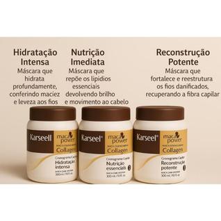 Cronograma Capilar Karseell- Hidrata, Nutre e Reconstrói
