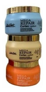 Cronograma Capilar Life Hair Mega Repair Cortex 500gr Cada