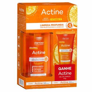 Darrow Actine Kit  Gel de Limpeza Facial Vitamina C 140g + 40g