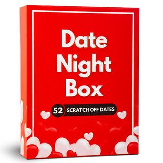 Date Night Box Game 52 Ideias divertidas e românticas para raspar