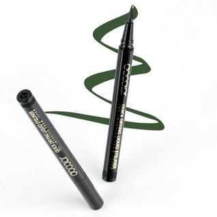 Delineador de olhos docolor Green Liquid Waterproof 2 peças para mulheres