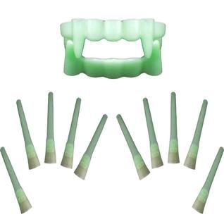 Dentadura e Unhas Neon - 11 Unidades