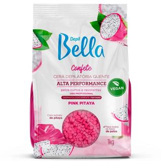 Depil Bella Cera Depilatória Confete Alto Rendimento Extrato de Pitaya Vegano Pink Pitaya 