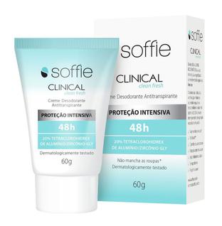 Desodorante Antitranspirante Soffie CLINICAL 48h - Clean Fresh