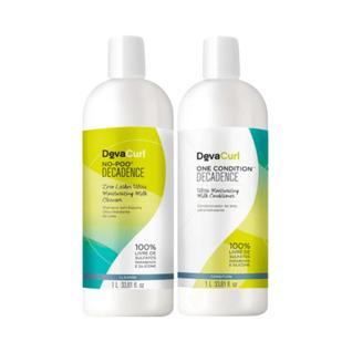 Deva Curl Decadence No Poo 1L e Condicionador 1L