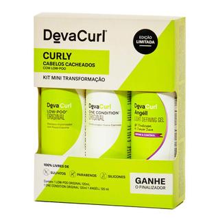 Deva Curl No Poo Kit - Shampoo + Condicionador + Leave-in