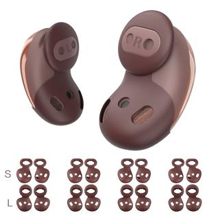 Dicas para os ouvidos 8 pares de silicone antiderrapante Woocon Galaxy Buds Live