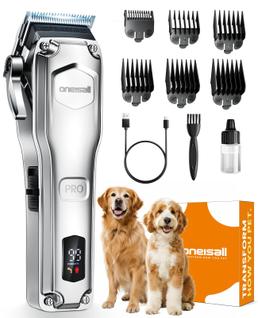 Dog Clippers oneisall PC18 para cuidar de cabelos grossos com lâmina