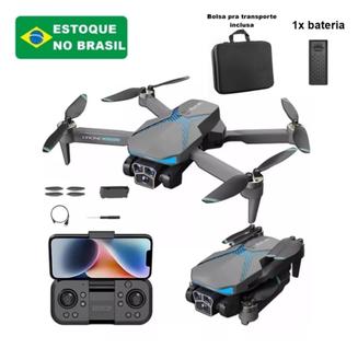Drone AE7 PRO camera tripla 8k motor brushless 360 função evitar obstaculos