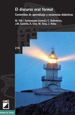 El discurso oral formal - Editorial Graó