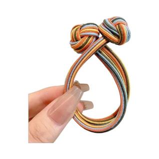 Elásticos De Cabelo Femininos Para Rabo De Cavalo Alto, Scrunchies Coreanos, Laços De Cabe