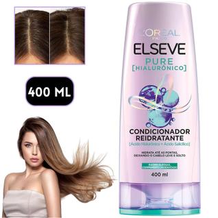 Elseve Condicionador Pure Acido Hialurônico Reidratatante Loreal Paris 400 ML