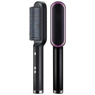 Escova Alisadora Anion Hair Pro 3 em 1 , Secador, Chapinha e Modelador de Cachos Portátil