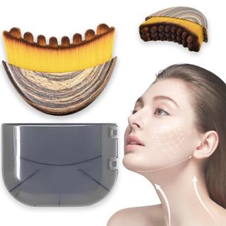 Escova Facial de Contorno para Drenagem Linfática e Iluminação