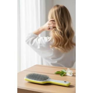 Escova Flexível Desembaraça Rápido Cabelos Molhados/Secos