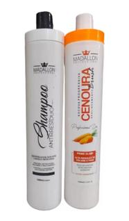 Escova Progressiva Cenoura Brush Madallon 1L