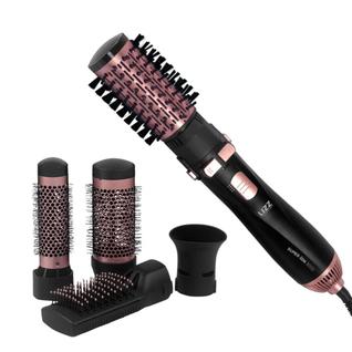 Escova Rotativa 5 em 1 Secadora Multifuncional 127v Super Íon 3000 1300w Rose Lizz