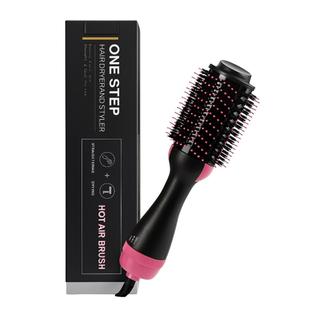 Escova Secadora 3 em 1 Alisadora Cabelo Alisa Seca 110V Modeladora