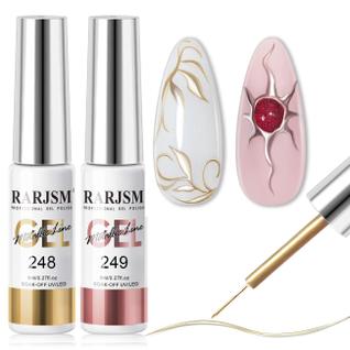 Esmalte Gel RARJSM Chrome Espelhado - 8ml Ouro Rosa
