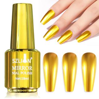 Esmalte Szlion Mirror Dourado Gorgeous Reflective 18ml