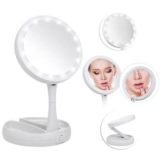Espelho Iluminado Dupla Face Led Perfeito Maquiagem