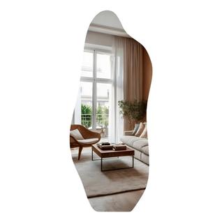 Espelho Lopazzi Orgânico Magnus 90cmx40cm Corpo Inteiro Pinterest Polido Suporte